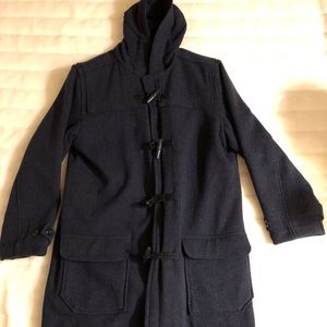 Gap Stadium style coat with hoodie
